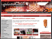 Tablet Screenshot of podlahove-vytapeni.eu